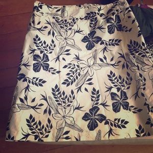 Black and white skirt